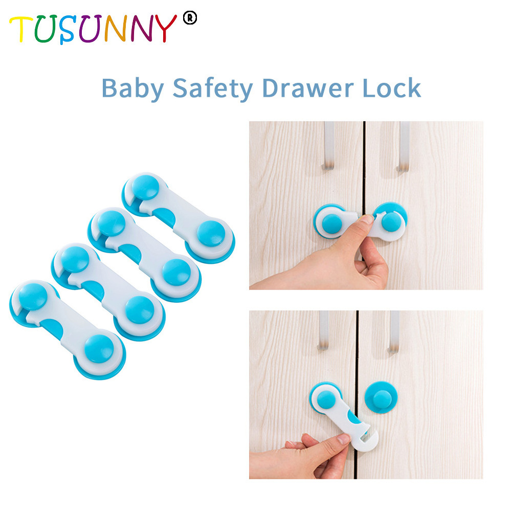 Infant Baby Kids Children Security Products Anti-Pinch Drawer Lock Refrigerator Lock Drawer Fridge Cabinet Safety Lock