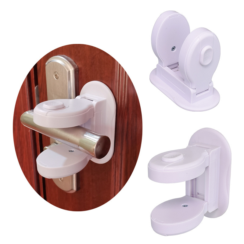 Baby Hot Child Proofing 4 Packs Round Door Lever Lock Safety