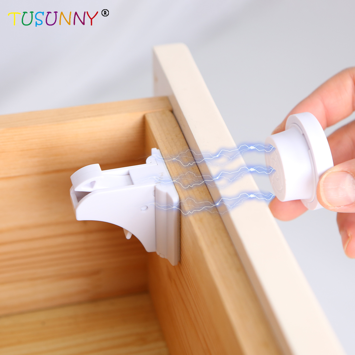 Children Invisible Safety Lock Baby Drawer Cabinet Door Safety Lock Hot Selling Magnetic Lock