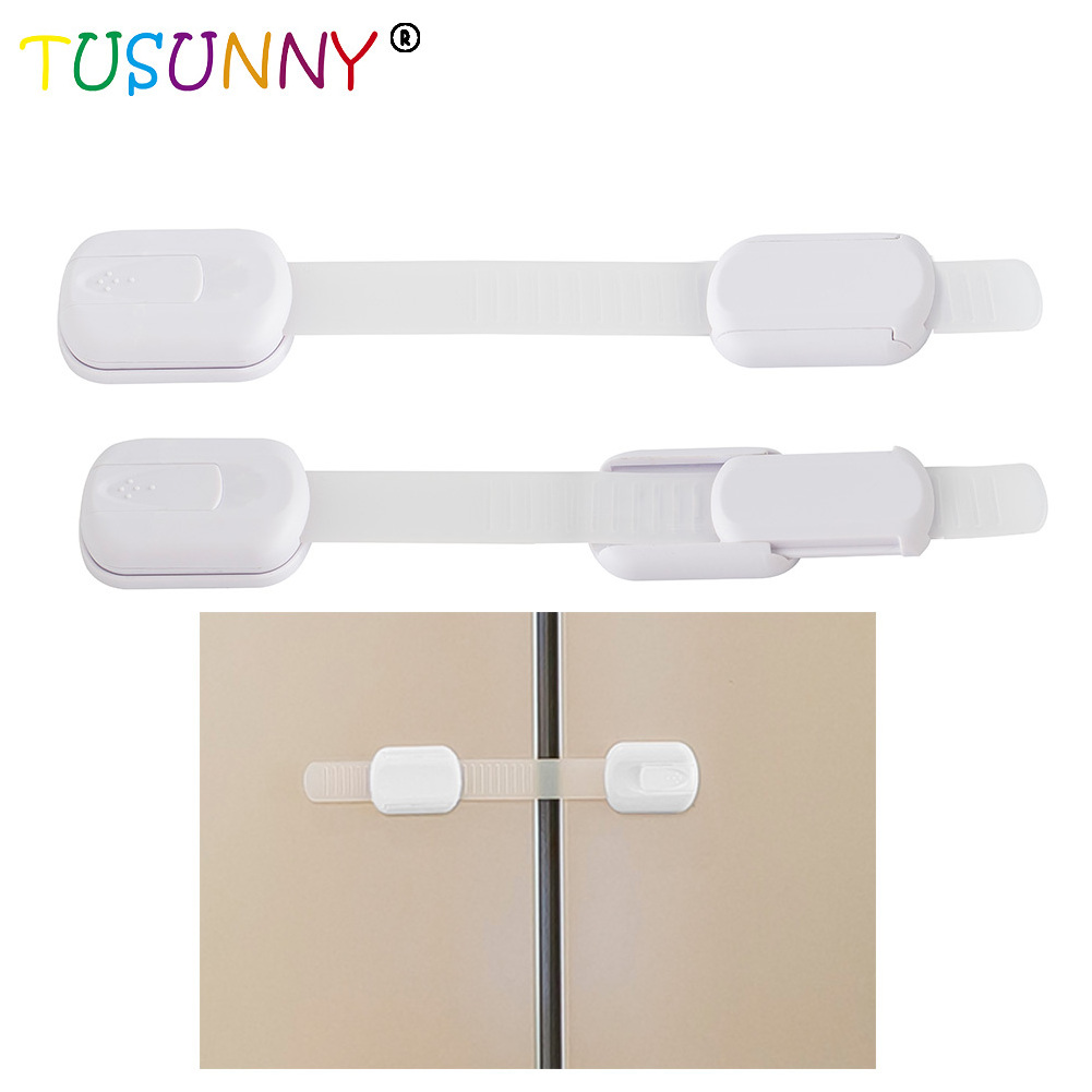 Child Safety Cabinet Locks Adjustable Straps for Drawers Refrigerator Toilet For Kids Baby Safety Security Protection