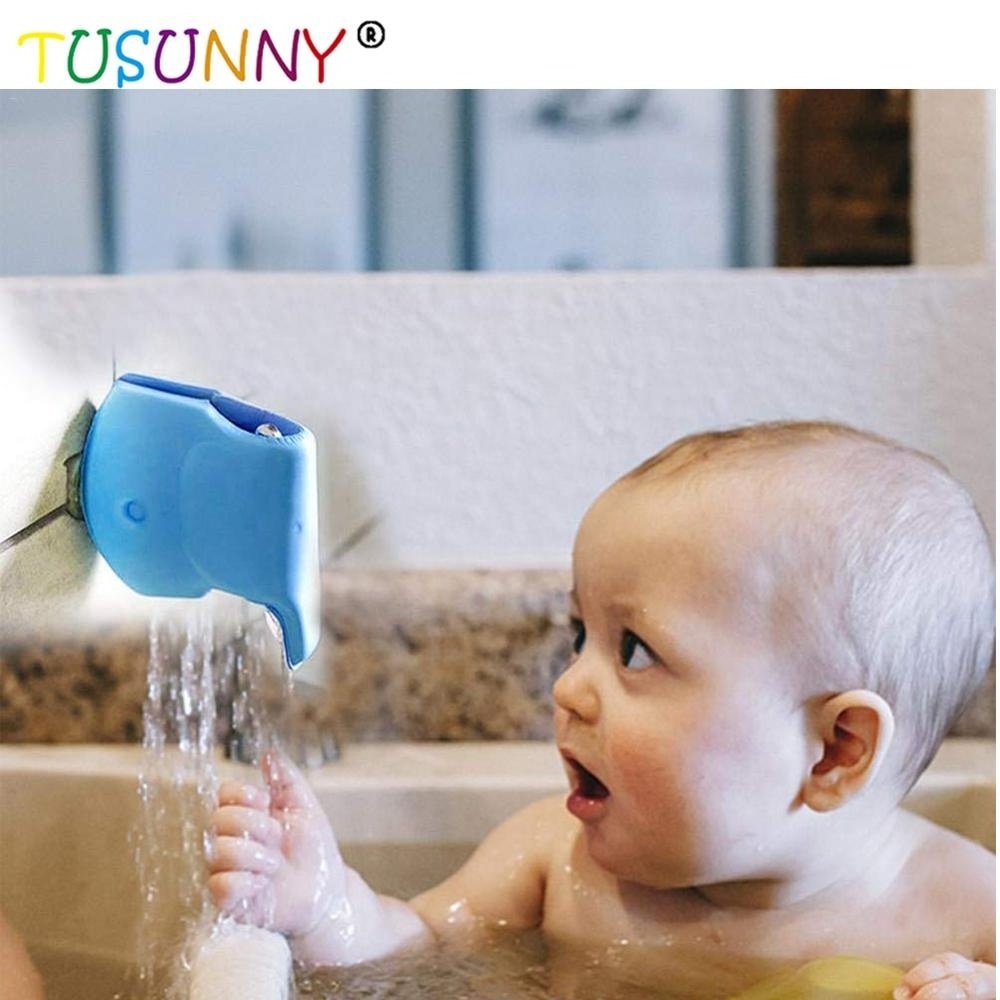 Hand-Washing Cartoon Faucet Extender Baby Bath Spout Cover