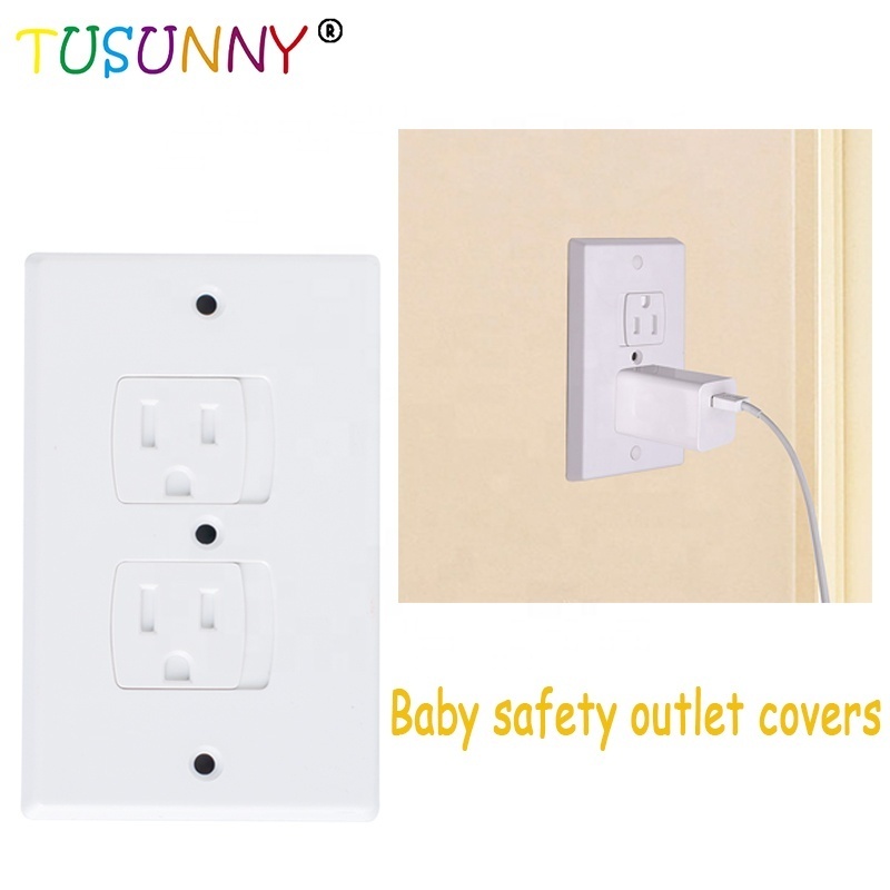 Universal Self-Closing Electrical Outlet Covers For Baby Safety