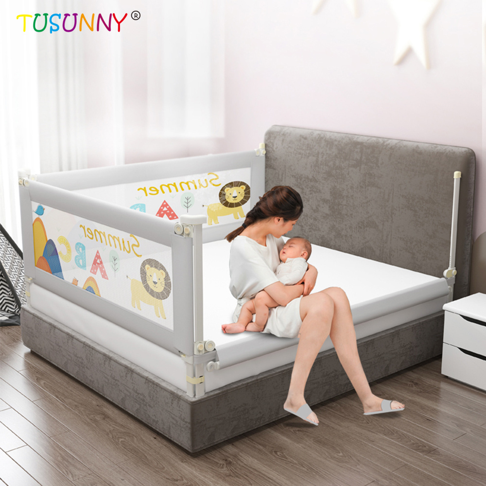 CHildren Baby Bed Rail Barrier Foldable Bed Fence Baby Playpen Crib Safety Fence With Superior Fittings Inflatable Bed Barrier