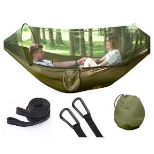 Manufacturer Free Samples LOW MOQ Fast Delivery Custom Camping Nylon Hammock Mosquito Adult Durable Bed Chair 3 in 1 for Camping