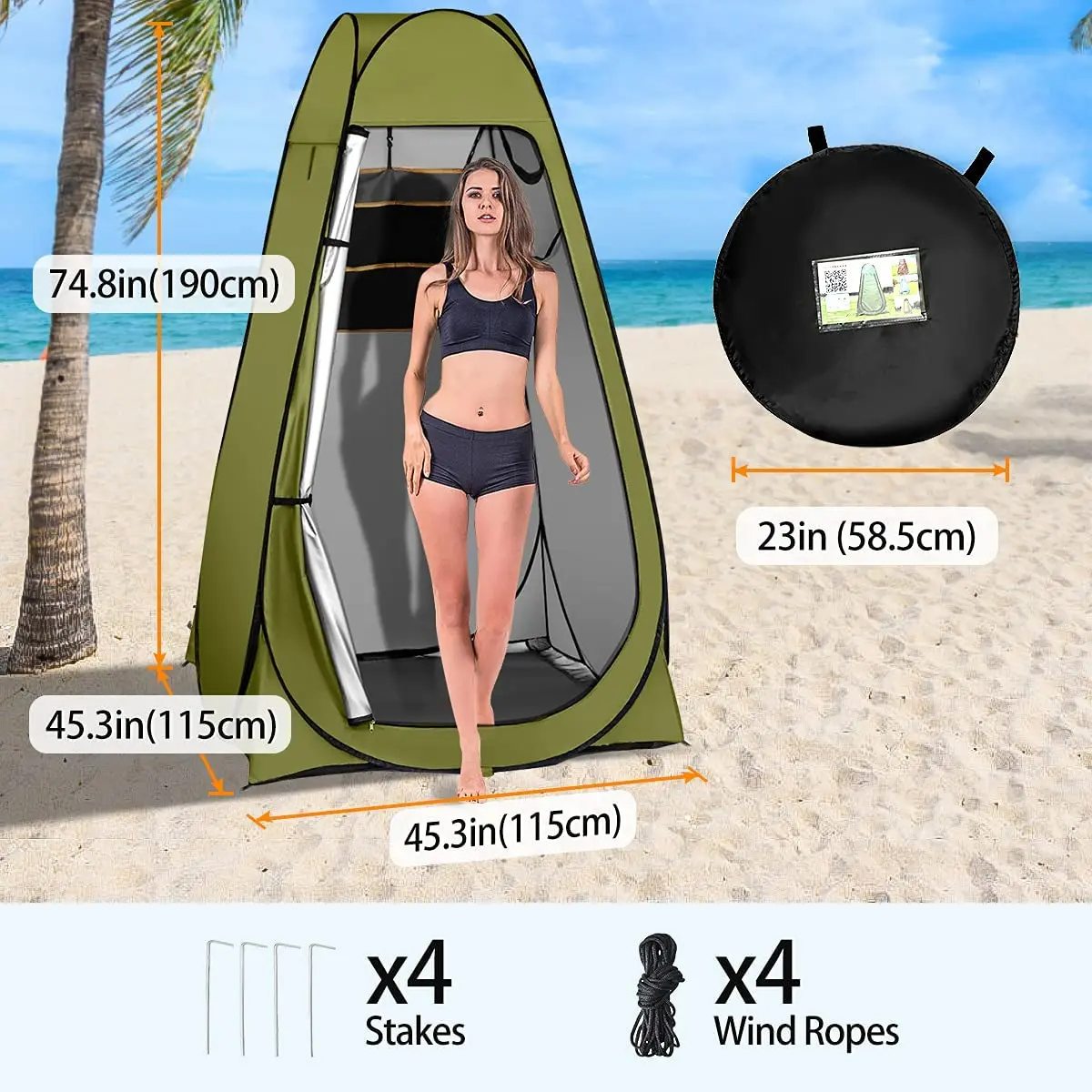 Outdoor Shower Tent Camp Toilet portable Changing Room with Carry Bag outdoor shower set outdoor shower camping  portable