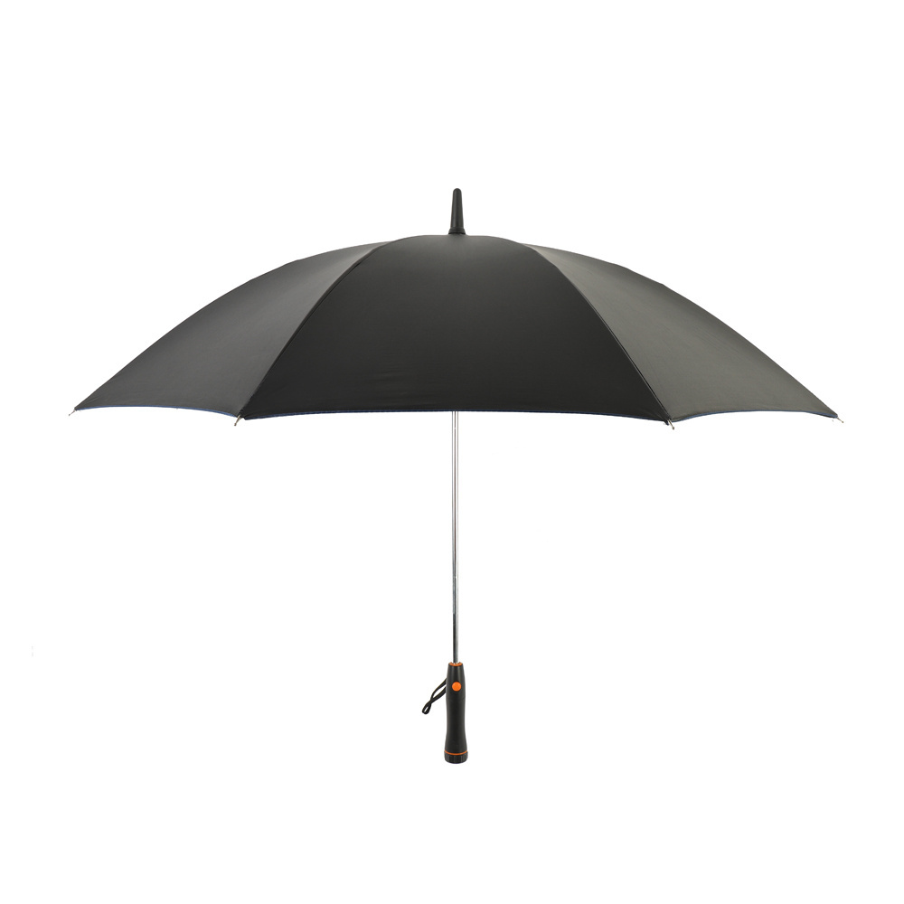 Luxury business gifts 23 Inch Umbrella With Fan Straight Umbrella Customized Design With USB Charge