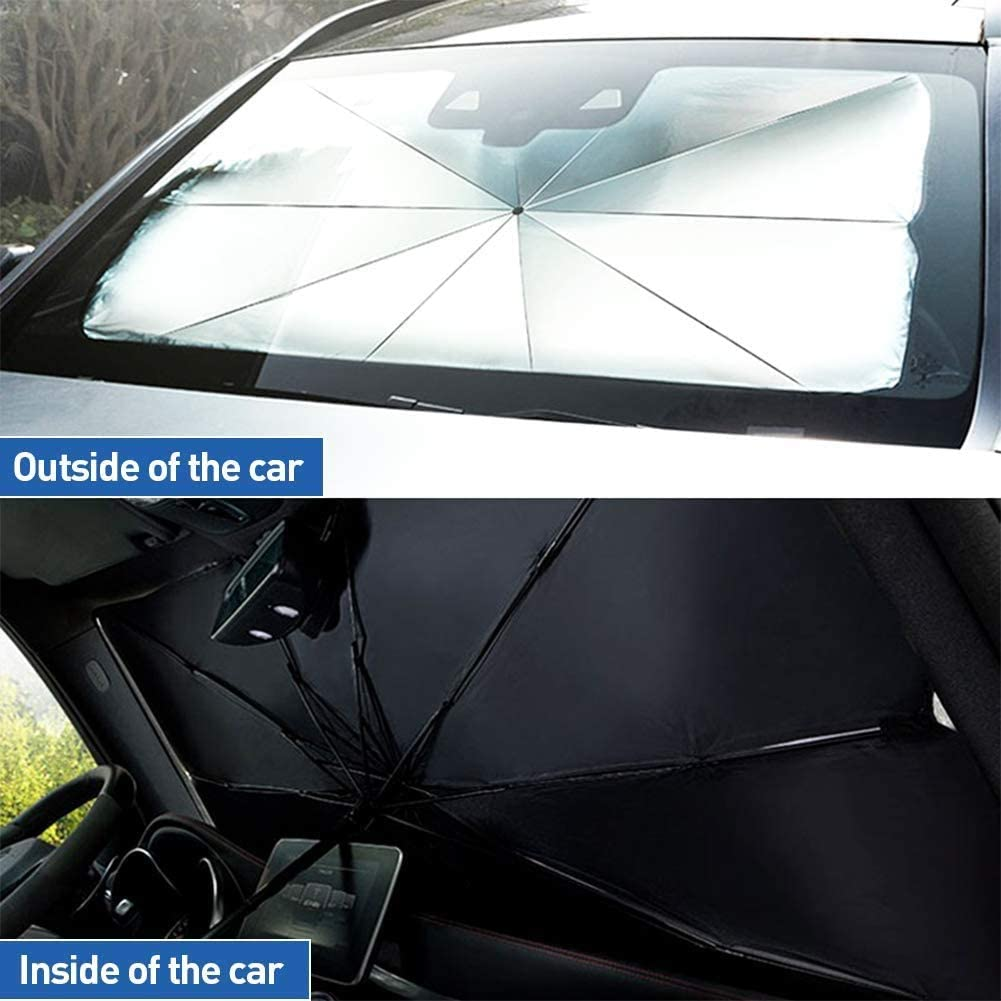 New Design UV Protection Sun Shade Interior Windshield Portable Car Foldable Sunshades Umbrella