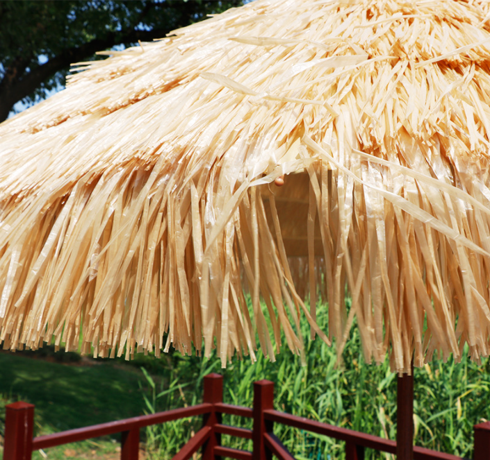 natural color outdoor palm beach plastic hawaii white tiki hula pp grass thatch outdoor straw umbrella