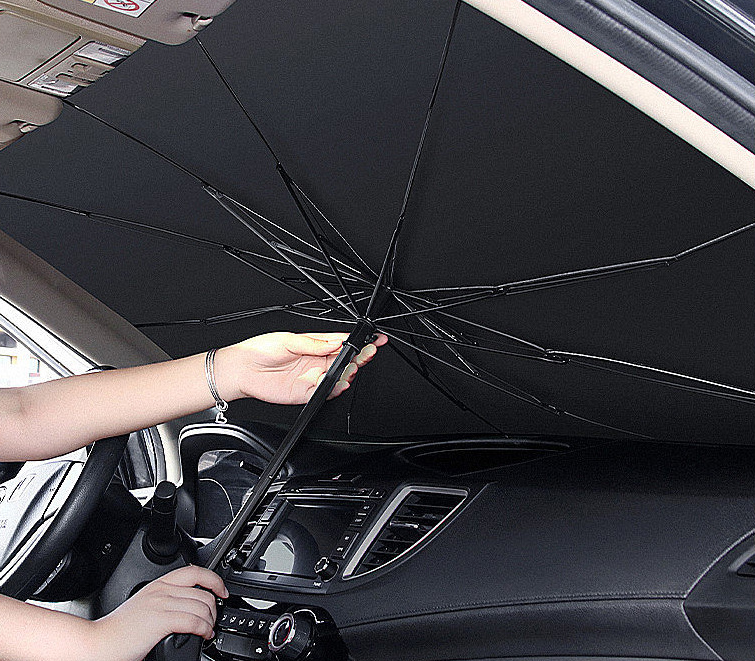 Windshield Windscreen Type Sunshade Foldable Sun Shade Block Heat Uv Car Umbrella