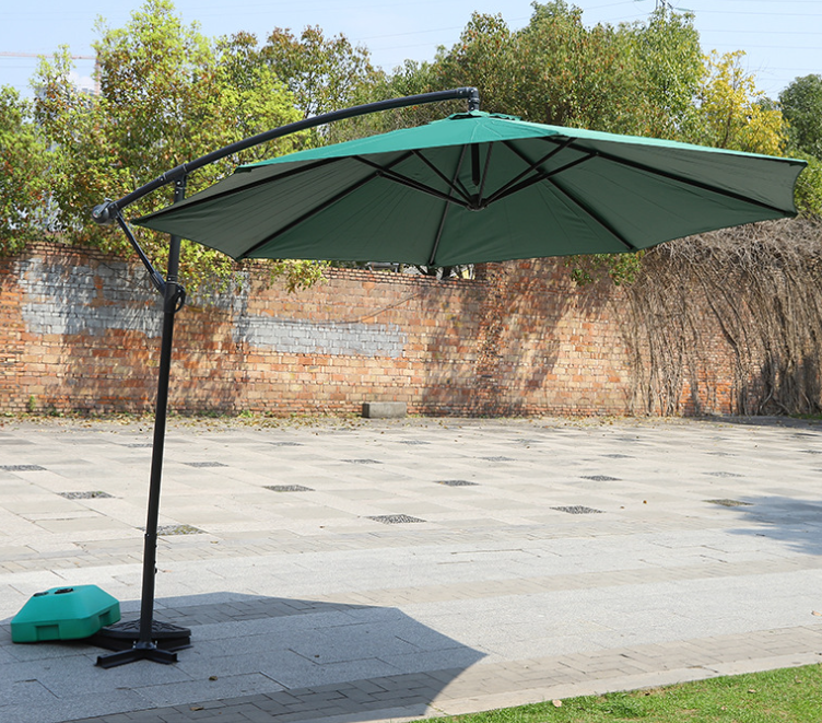 Hanging Banana Waterproof Cantilever Garden Beach Patio Sun Canvas Parasol Iron Outdoor Restaurant Umbrella