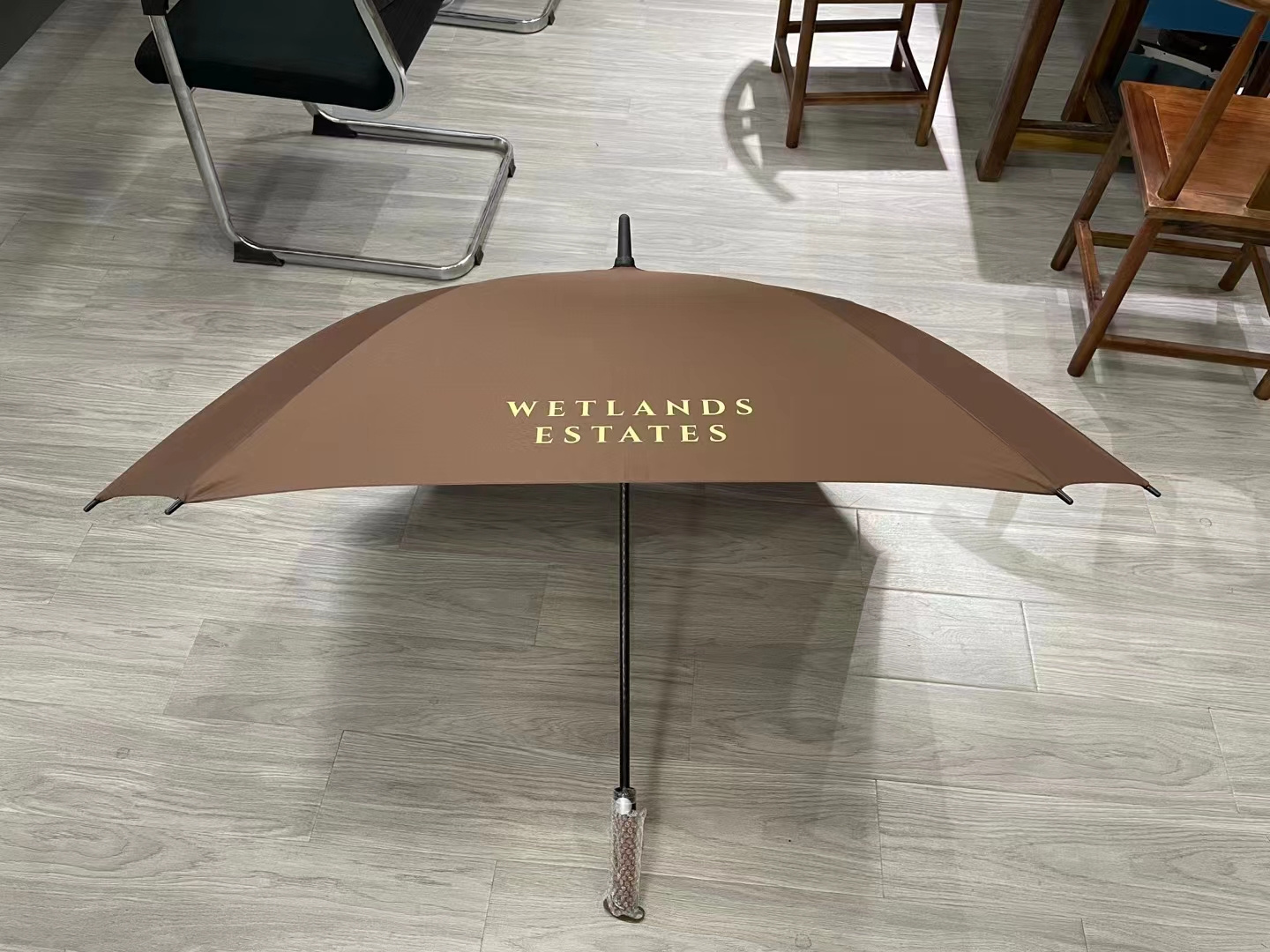 Big Size Automatic Open Custom Square Golf Umbrella for Rain Extra Large Oversize Windproof Stick Long Umbrellas Factory