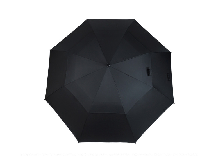 Suppliers promotion automatic 30 inch golf umbrella double layer high quality windproof strong golf umbrella for rain