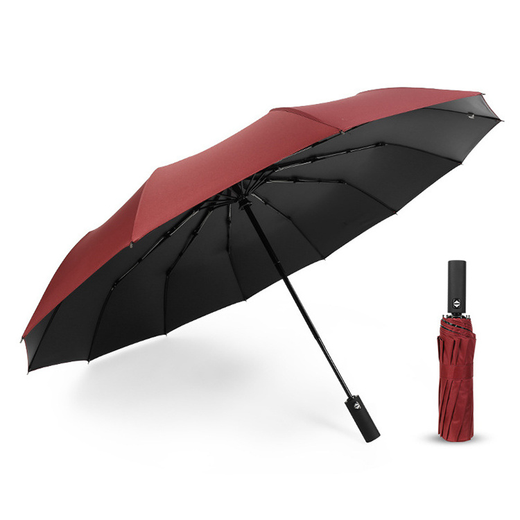 Manufacturer luxury extra strong windproof automatic 23 inch small umbrella custom logo printing portable travel umbrella