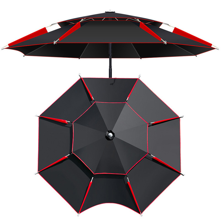 New fashion fishing umbrella outdoor sun protection windproof waterproof portable beach umbrella