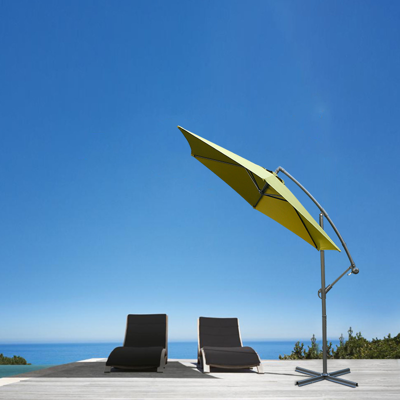 Luxury quality strong UV waterproof 2.5m Square outdoor hanging parasol sunshade umbrella parasol