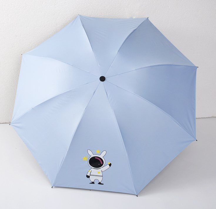 Promotional Folding Umbrella Personal fashion designer sunshade custom logo compact portable rain automatic windproof umbrella