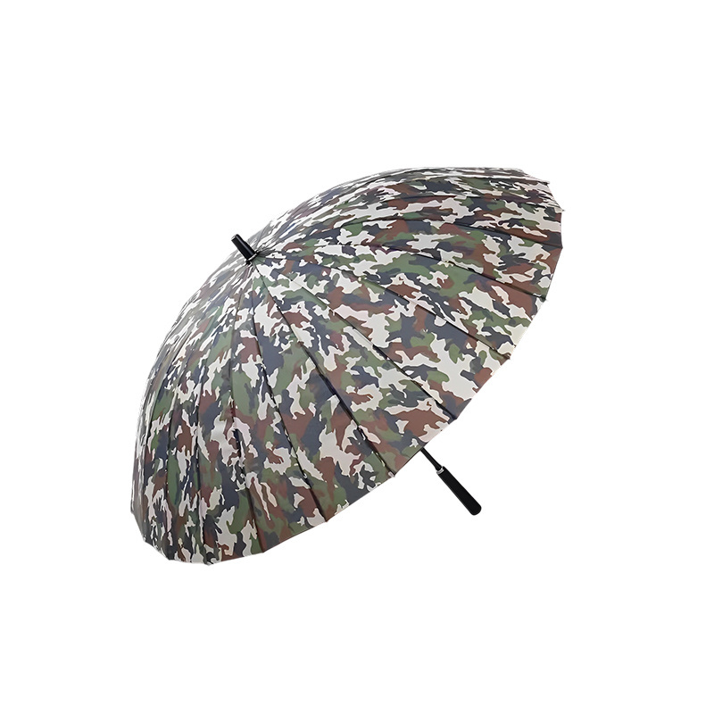 Luxury waterproof windproof custom printed camouflage straight umbrella logo golf umbrella big size rainproof