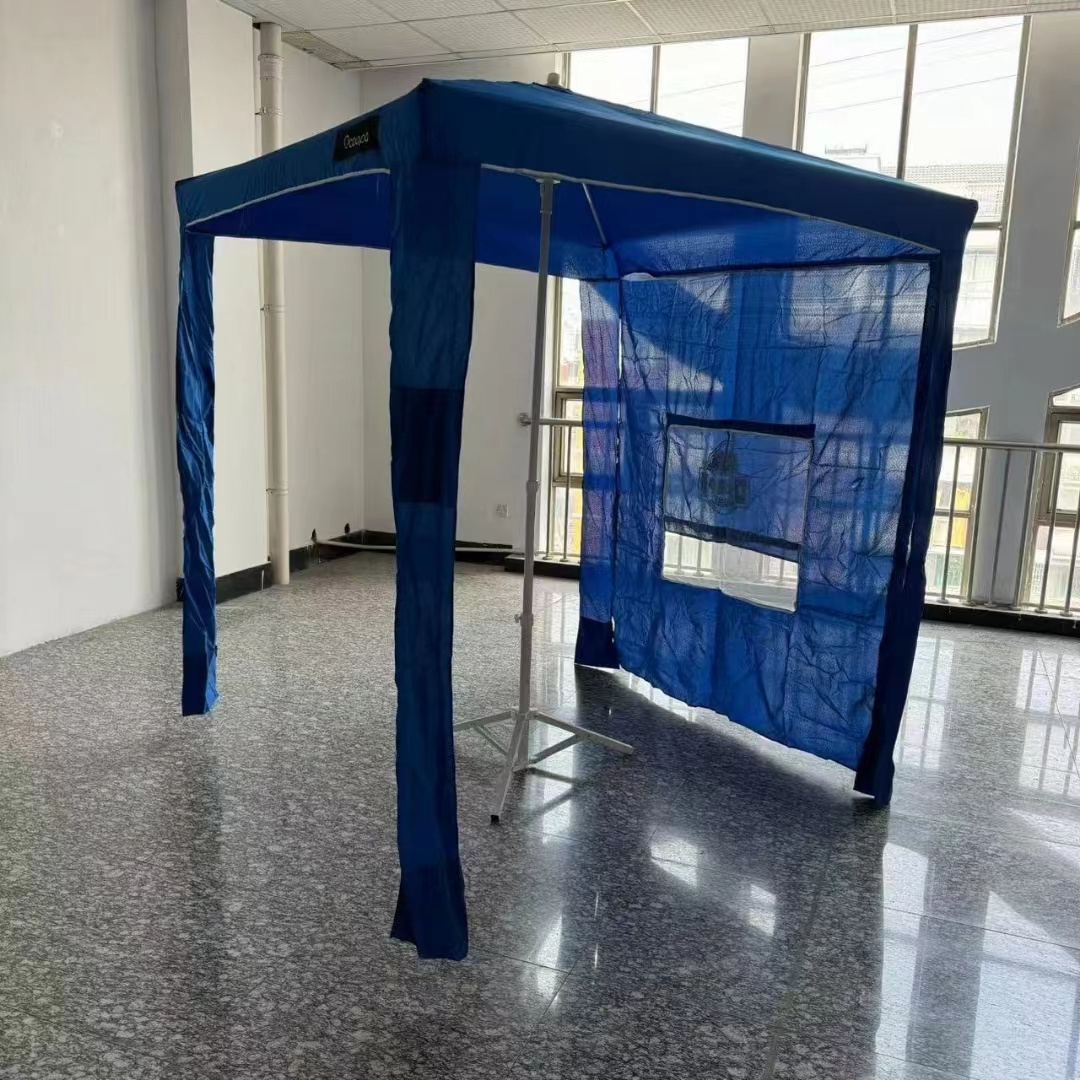 2024 Manufacturer Custom M XL outdoor portable cool beach cabana tents, Foldable Square Aluminum Sun Shelter Umbrella Cabanas