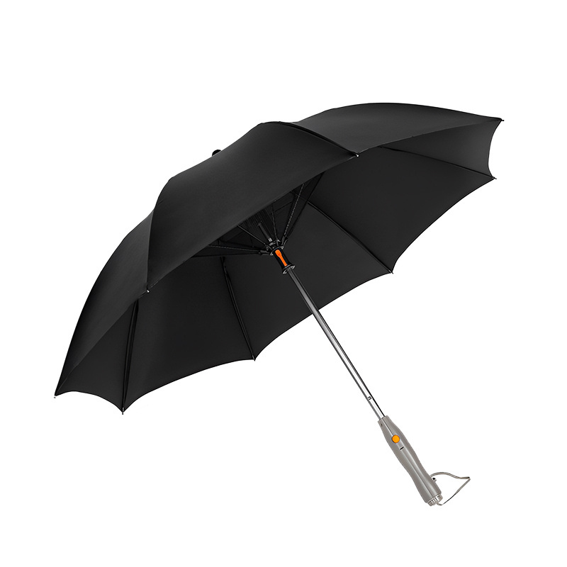 Custom design multi function outdoor summer cooling sunshade golf umbrella luxury business gift umbrella with fan