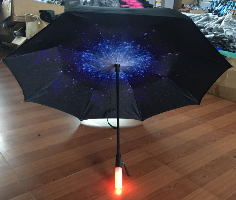 Fantastic Inverted LED Straight Umbrella