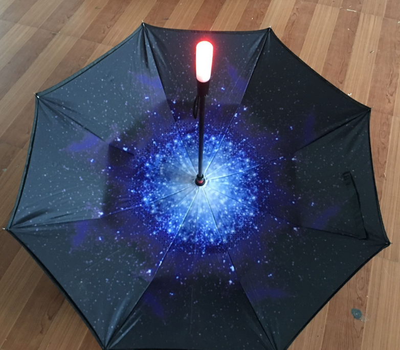 Fantastic Inverted LED Straight Umbrella