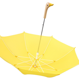 duck head cute 15inch 17inch 19inch manual open kids umbrella with custom design RPET fabric