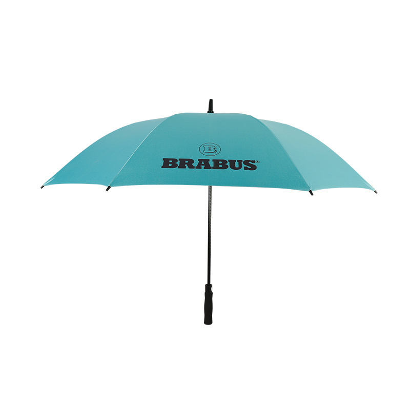 High quality luxury golf umbrella large size 30 inch windproof black coating sunshade logo custom straight paraguas automatic