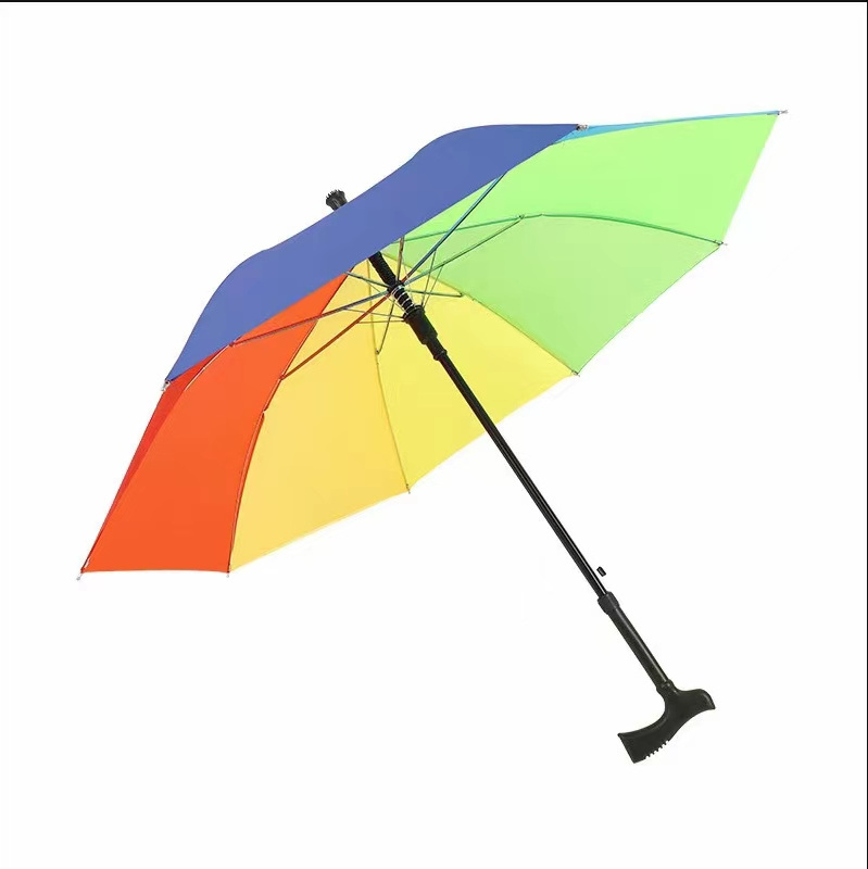 Walking cane and stick crutch umbrella for grandpa grandma