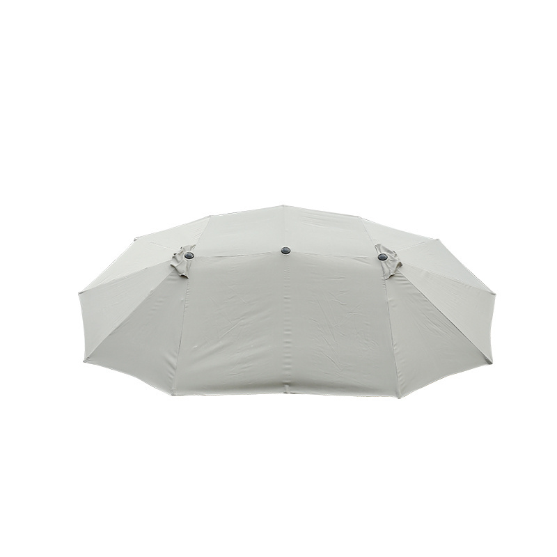 Best selling new design de playa vintage luxury patio swimming pool umbrella hotel restaurant parasol with double roof