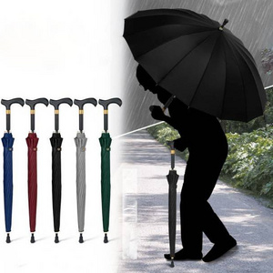 High Quality Cane And Stick Crutch Umbrella For Grandpa Grandma Old Men