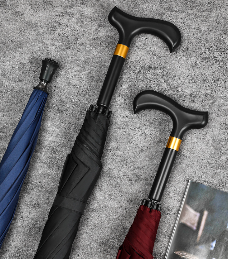 High Quality Cane And Stick Crutch Umbrella For Grandpa Grandma Old Men