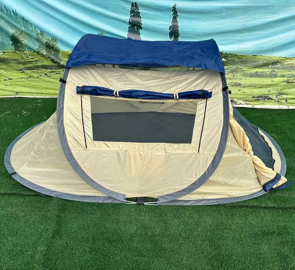 Automatic quick opening and disposal boat tent Rain proof sun free easy to carry camping tent