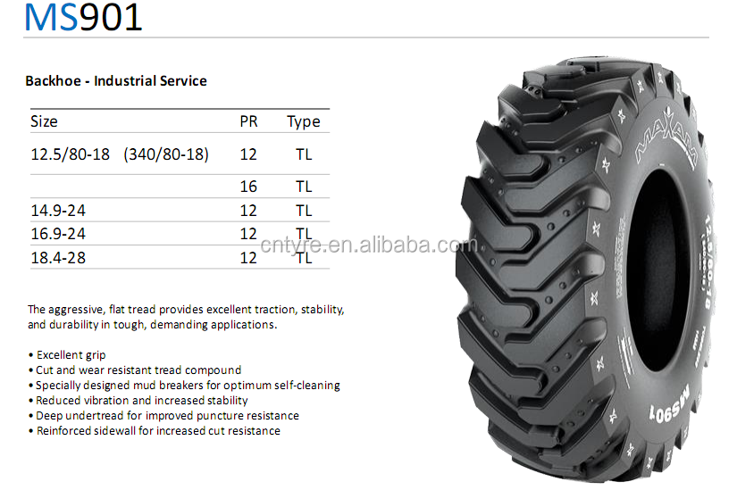 16.9-28 18.4-28 Maxam brand OTR Bias tyres good price on sale