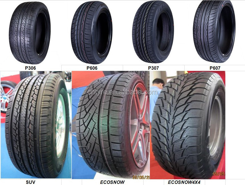 passenger car tires P265/70R16, P265/70R15, 235/60 R16, 195/55R15