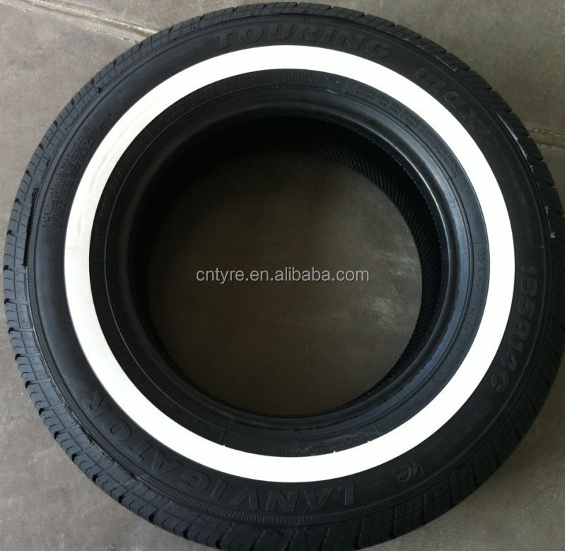 china high quality low price new car tire 205/75R15C white sidewall tire