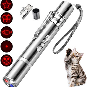 2023 hot selling high quality factory wholesale price USB Interactive Cat Toys Laser Pen Cat Teaser Exerciser Training Toy