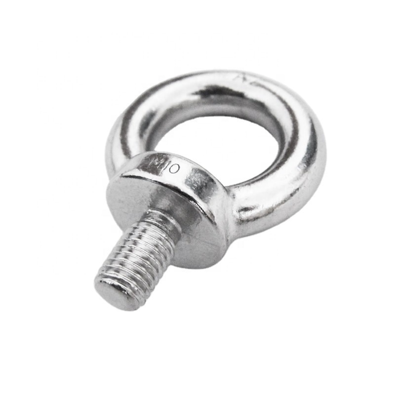 Stainless Steel AISI316 DIN580 Lifting Metric A4 Eye Bolts M8*12mm  EyeBolt Eye Screw