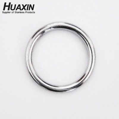 Stainless Steel 316 Polished Welded O Ring, Smooth And Shiny Welded Round Ring 5*45mm