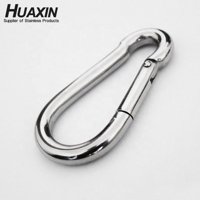 Heavy Duty Carabiner Clips Stainless Steel 304 Spring Snap Hook 100mm Locking  Large Carabiners for Hanging Lifting