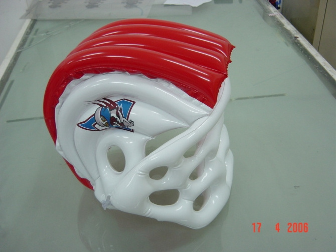 Wholesale adult bike Inflatable Football Usa Helmet Hat for Superbowl American Sports bicycle Fancy Dress