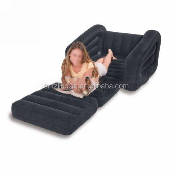 Factory customized PVC New style modern design floacking indoor air sofa bed inflatable sofa