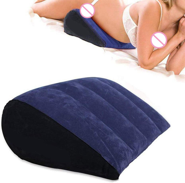 Portable Body Cushion SupportInflatable Sex Position Wedge Pillow for Couples Deeper Positioning Penatration