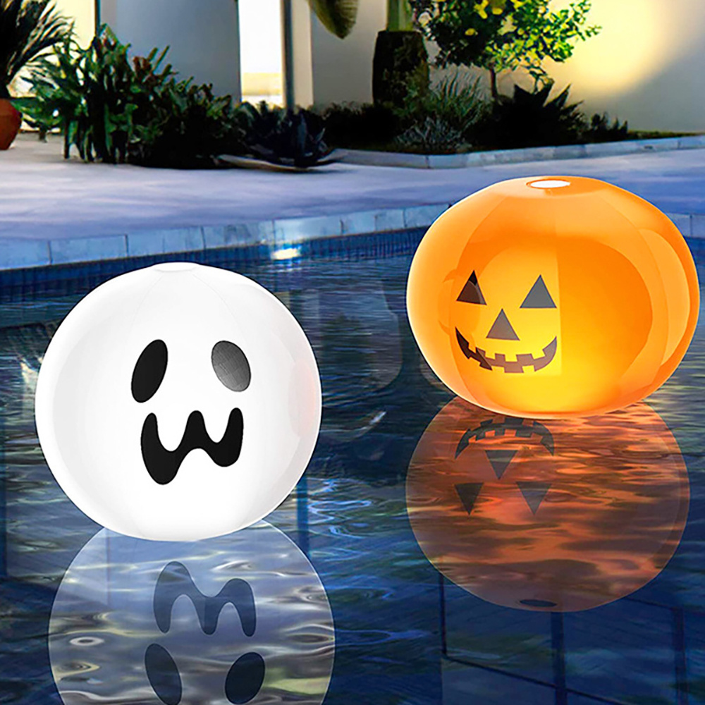 Factory Halloween Pumpkin Light 3D Pumpkins Outdoor Waterproof for Garden, Pathway, Pool, Yard Decoration