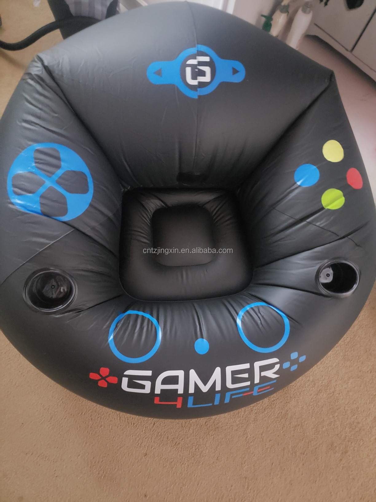 Inflatable Video Gaming Chair for Kids, Teens Cool Game Chair ,Xbox, Game Rooms,Relaxing, Family Movie Nights,Dorms, Parties