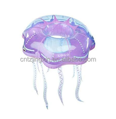 Inflatable Jellyfish Pool Float Fun vinyl summer pool or beach toy Patch kit included