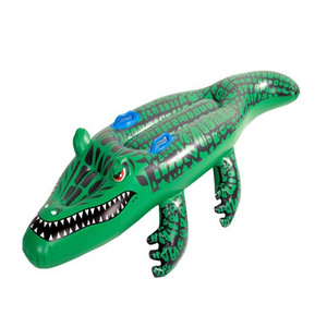 Factory 150cm inflatable swimming crocodile Gator pool float for holiday party