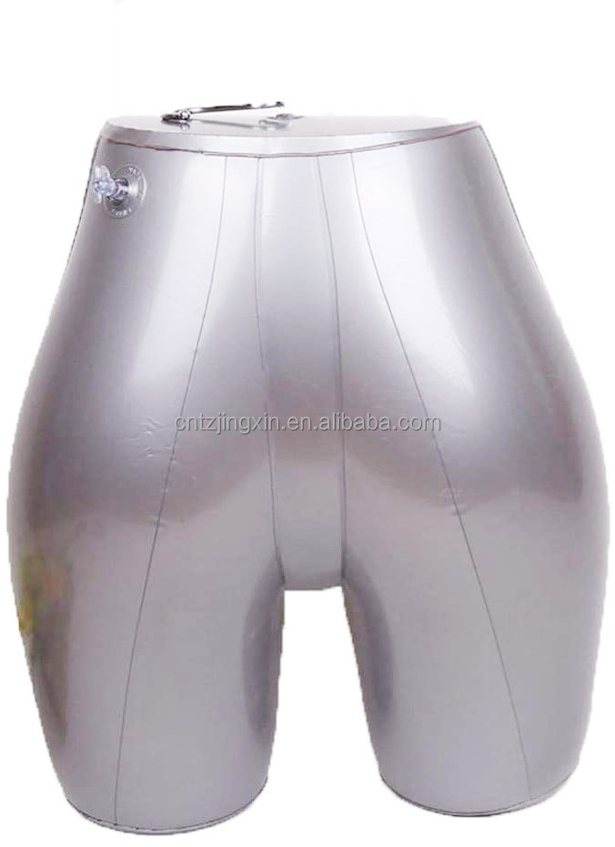 Summer hot selling inflatable mannequin female hip panties mold underwear female lower body prop mannequin torso dummy