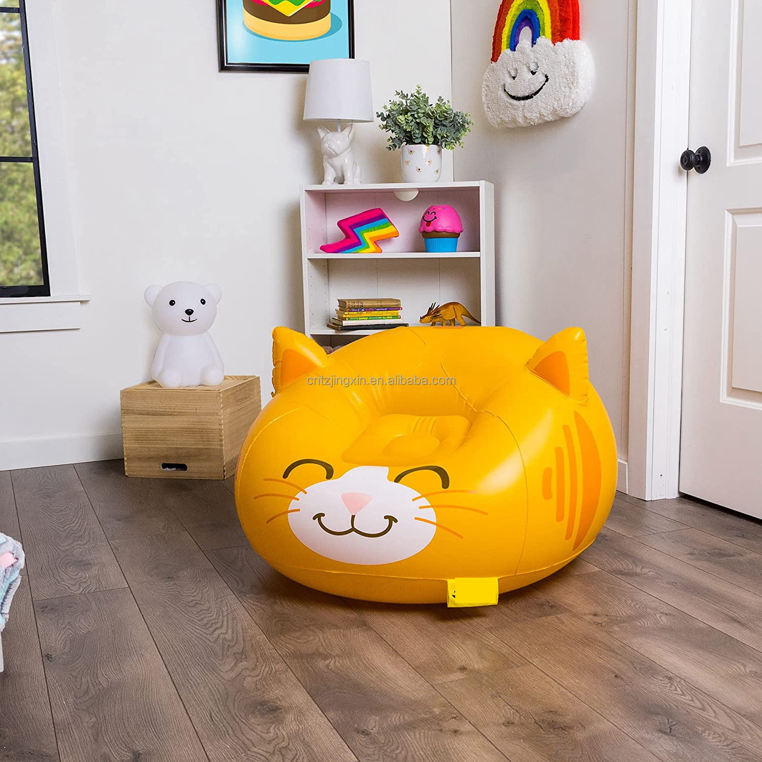 Cat Inflatable Chair, Furniture for Kids, rec Rooms, bedrooms, Parties