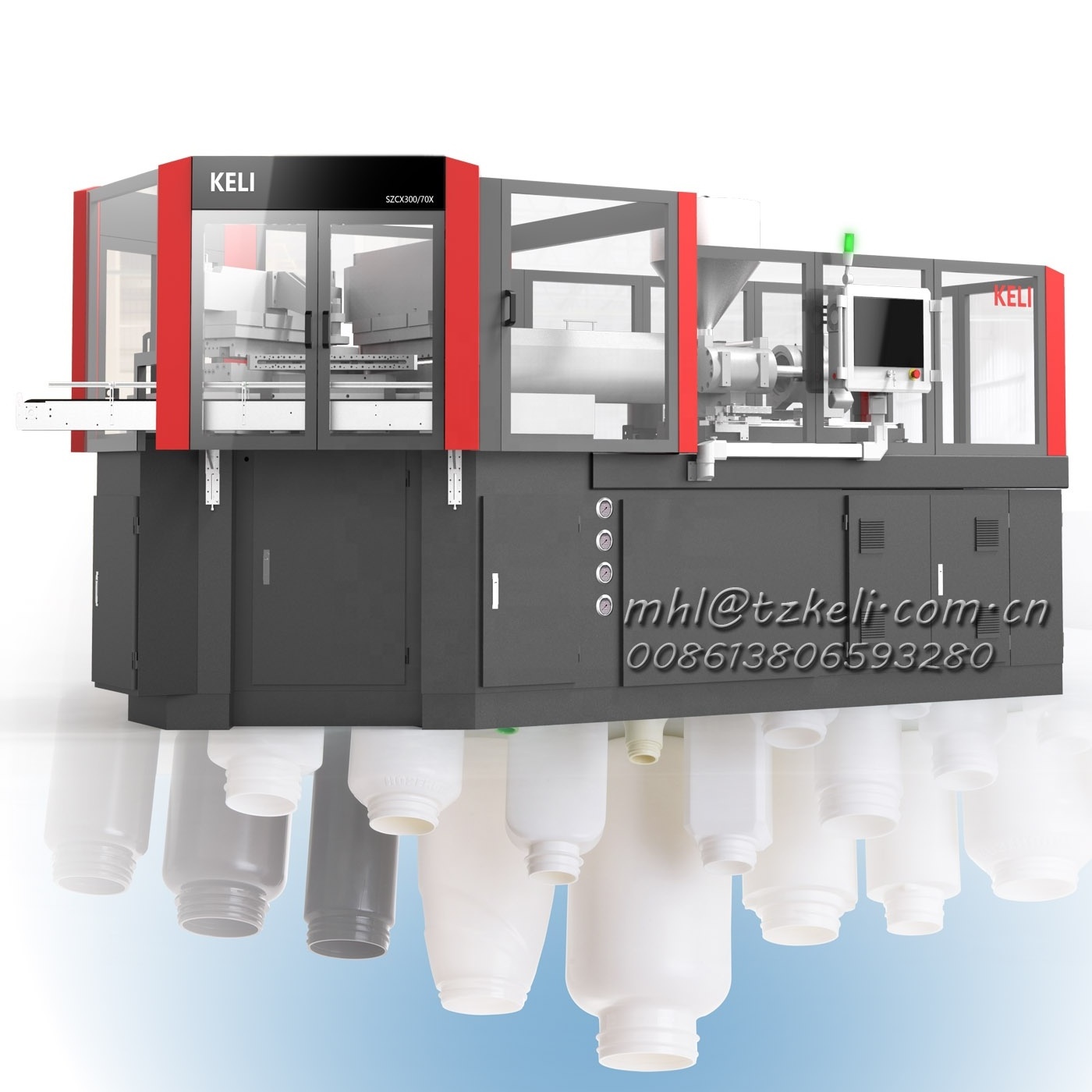 China cheap price hot sale SZCX250/60 plastic Injection Blow Molding Machine for plastic bottles