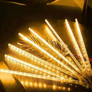 50CM 8Tubes landscape Outdoor street Decoration Led luminous waterproof festive decorative lights  Meteor Shower Led Lights